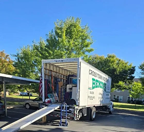 cross town movers and storage truck