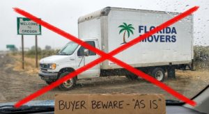 beware out of state moving companies in Oregon